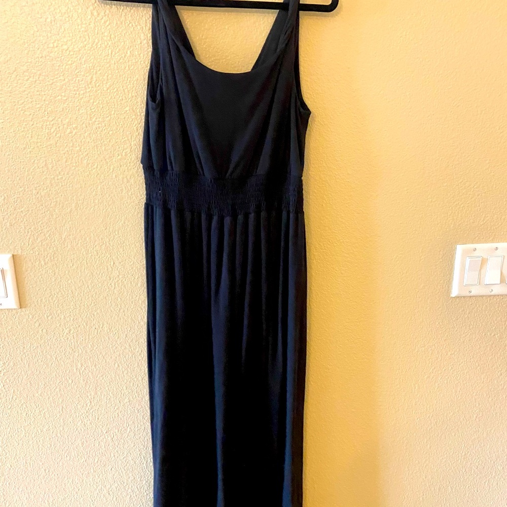 Vintage Black Maxi Dress size Large